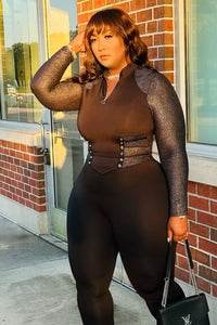 Cosmic Flex Metallic Legging Set