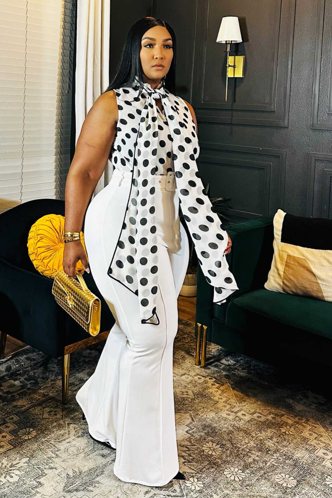 Bellarie Polka Dot Jumpsuit