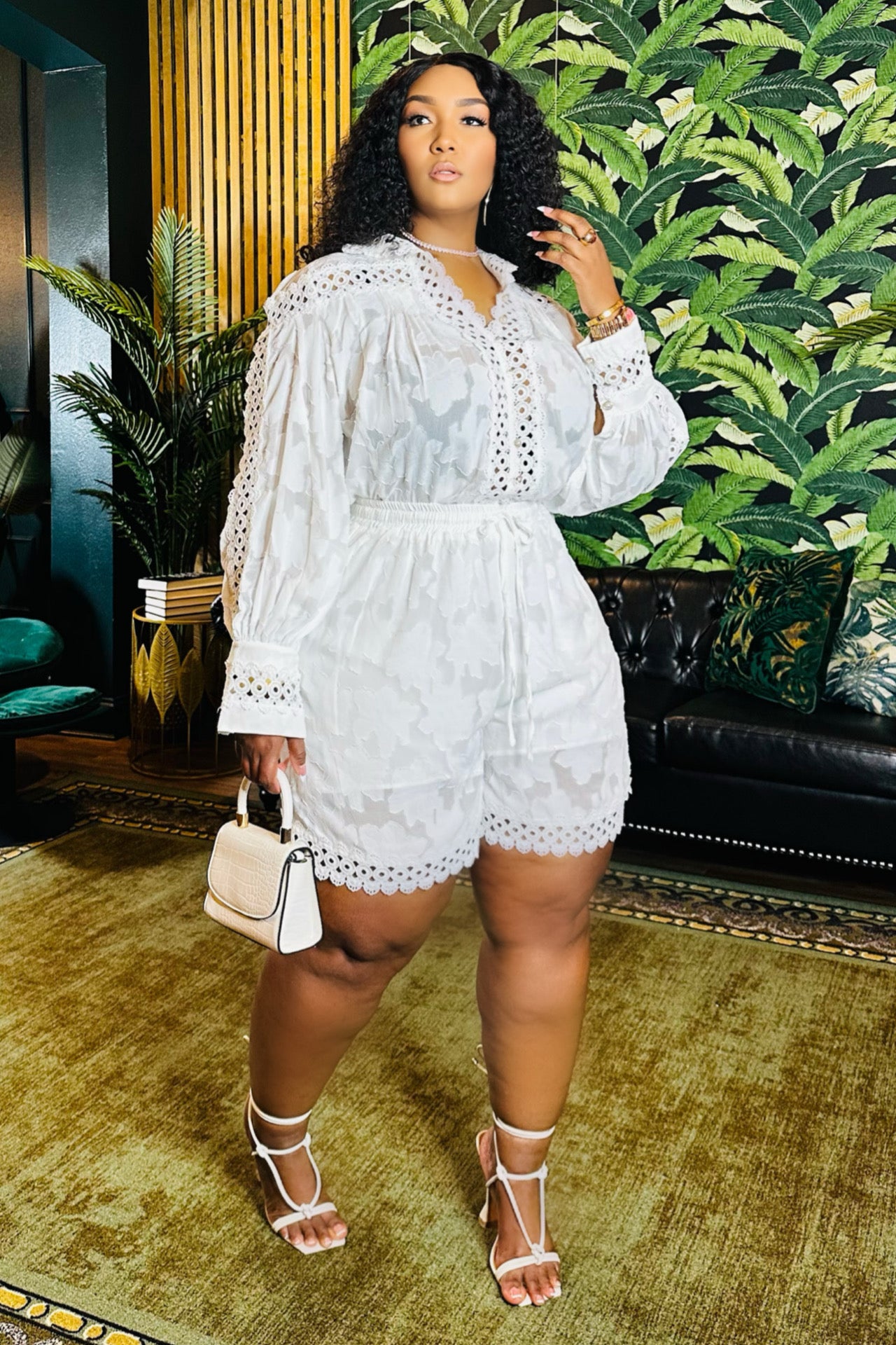Eden Short Set White