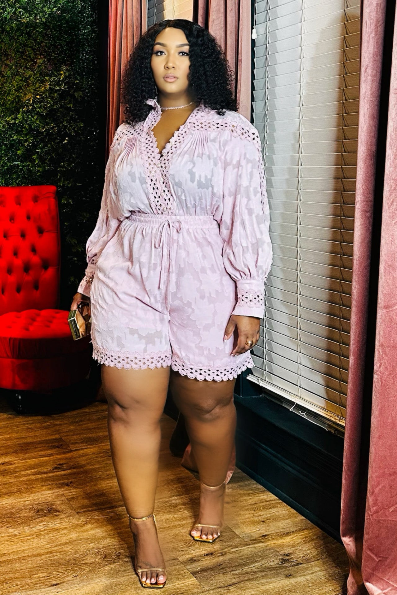Eden Short Set Mauve