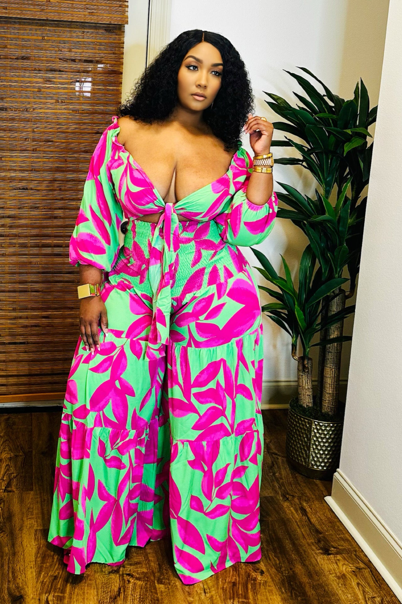 Gardenia Luxe Pants Set