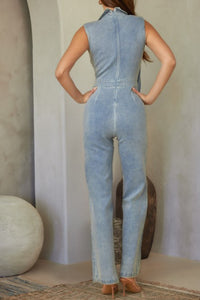 DAHLIA DENIM JUMPSUIT