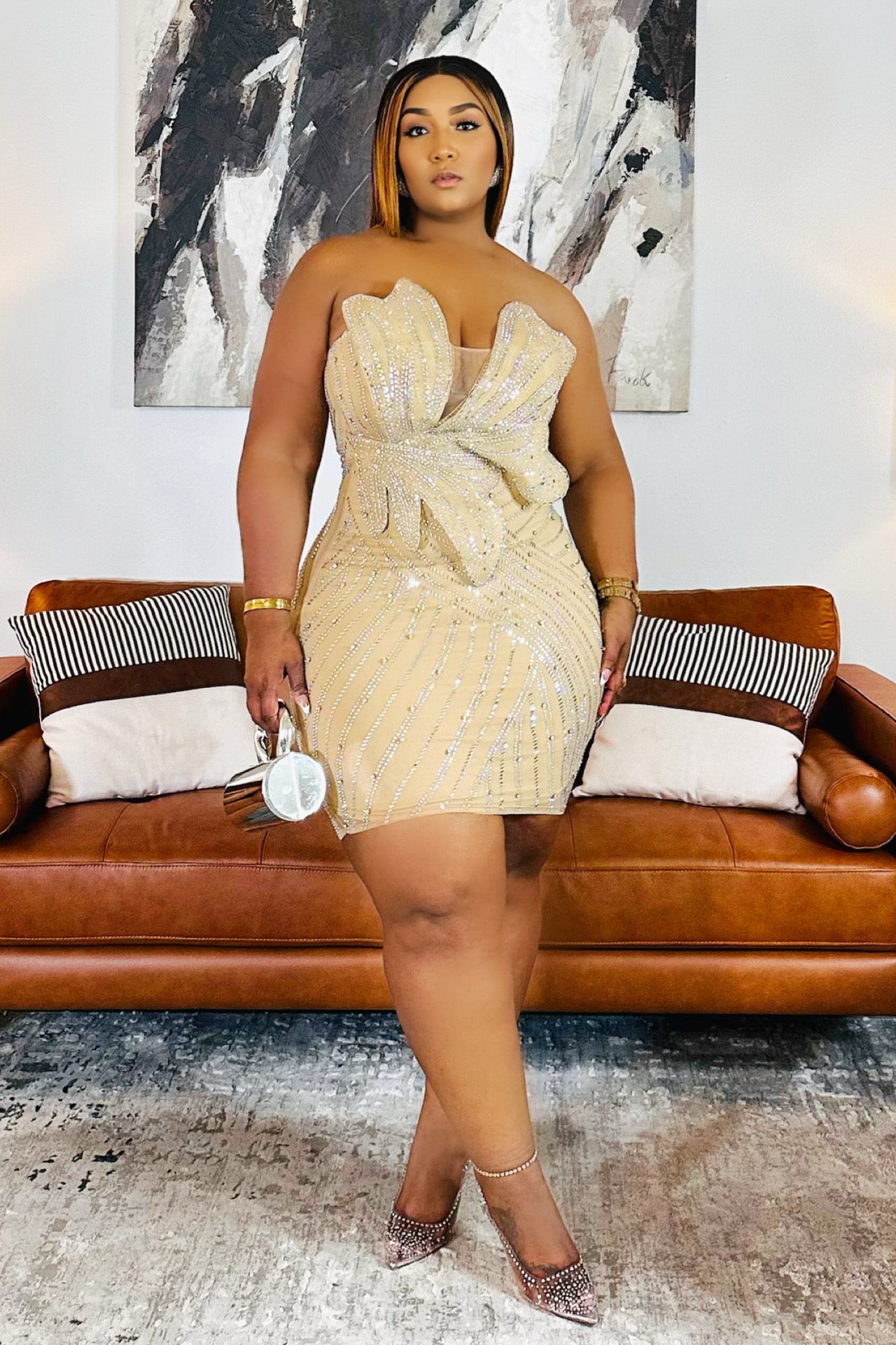Polished Energy RhinestoneDress