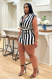 Capri Coastline Knit Stripe Set