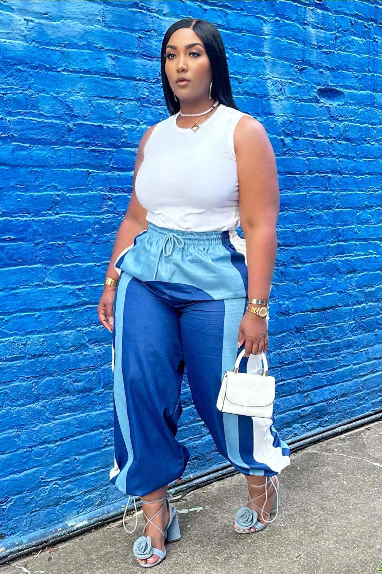 Château Breeze Stripe Pants
