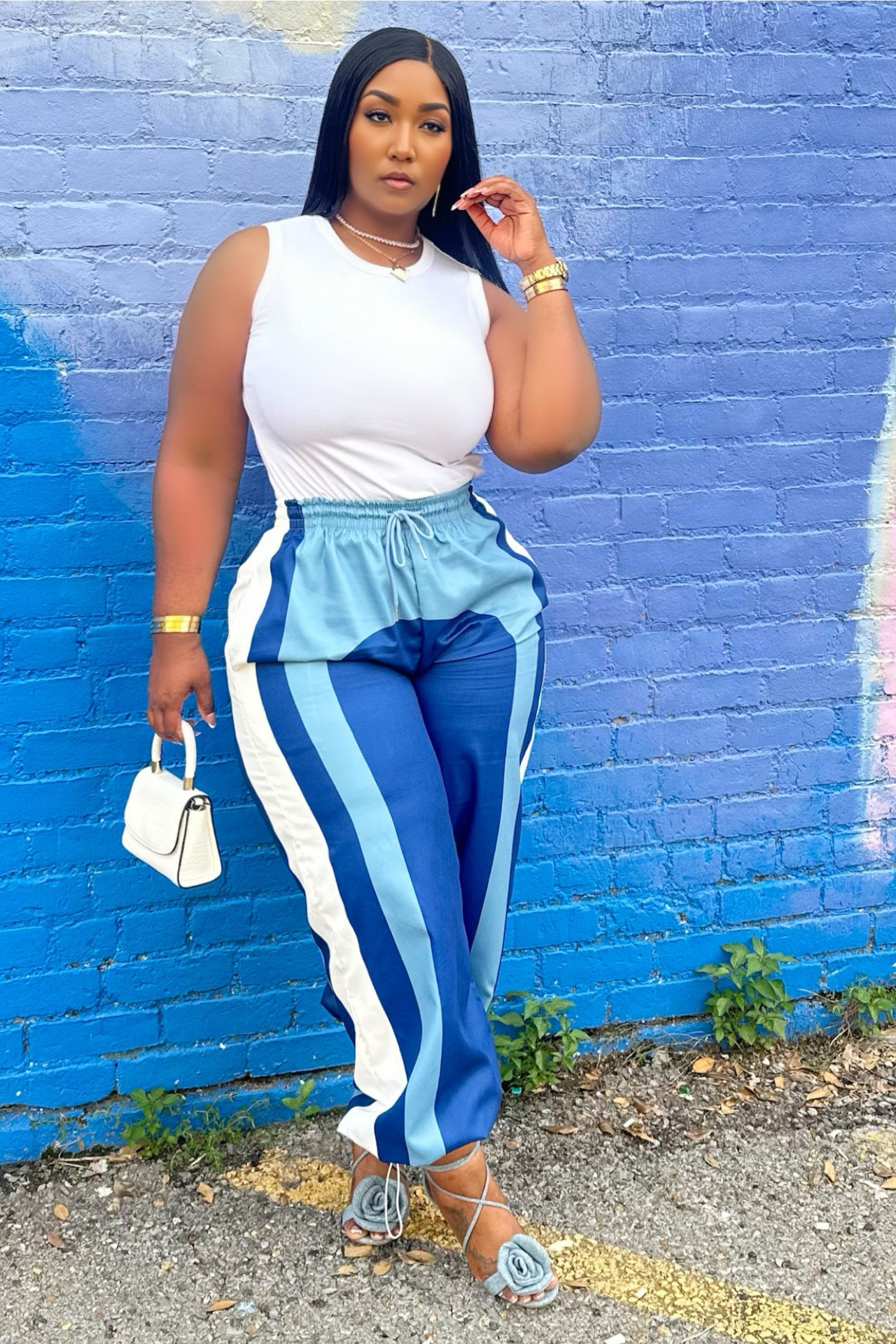 Château Breeze Stripe Pants