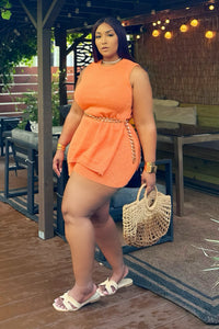 Summer in Motion Knit Set Citrus- RESTOCK